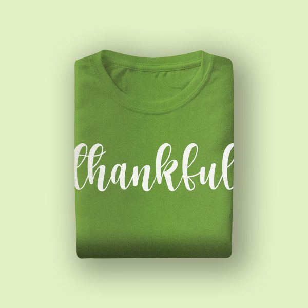 Camiseta estampada verde